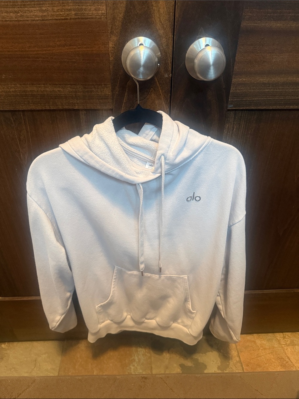 ALO Yoga Hoodies grey/beige